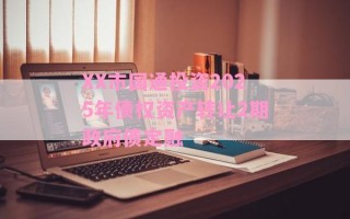 XX市国通投资2025年债权资产转让2期政府债定融