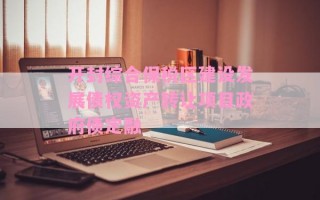开封综合保税区建设发展债权资产转让项目政府债定融