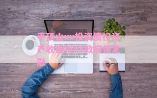 平顶山xx投资债权资产收益权02政府债定融